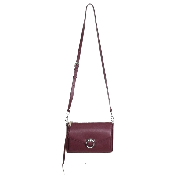 Rebecca Minkoff Jean Mac Crossbody Bag in Pinot Noir Burgundy - Picture 3 of 16